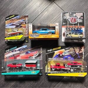 1957 Chevy Bel Air Diecast Car Lot – 5 Collector Sets Maisto, Jada, M2 Machines
